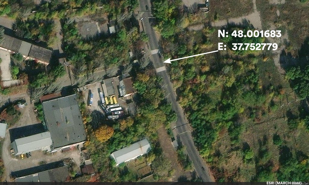 Donetsk Incident Area